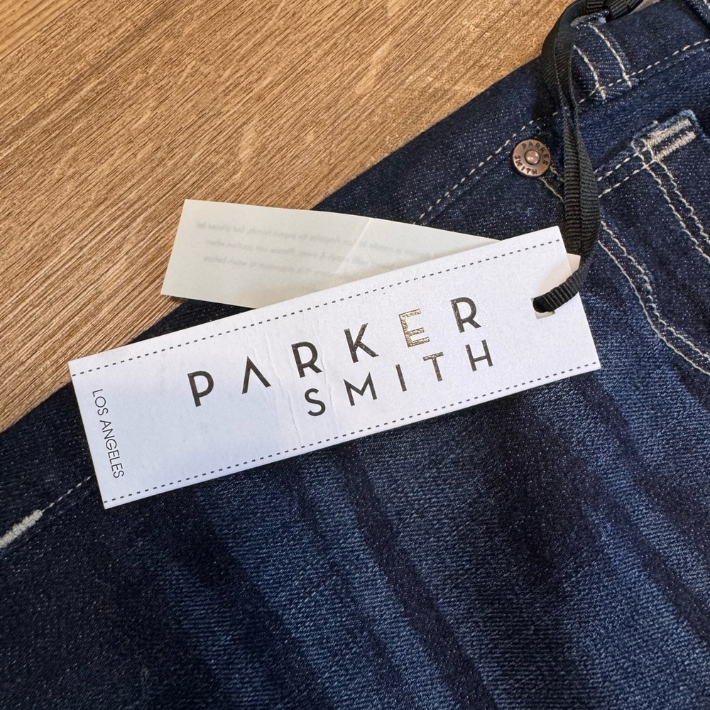 PARKER SMITH Bombshell Horizon High Rise Cropped Jeans Dark Indigo, size 26 NWT - Picture 5 of 16
